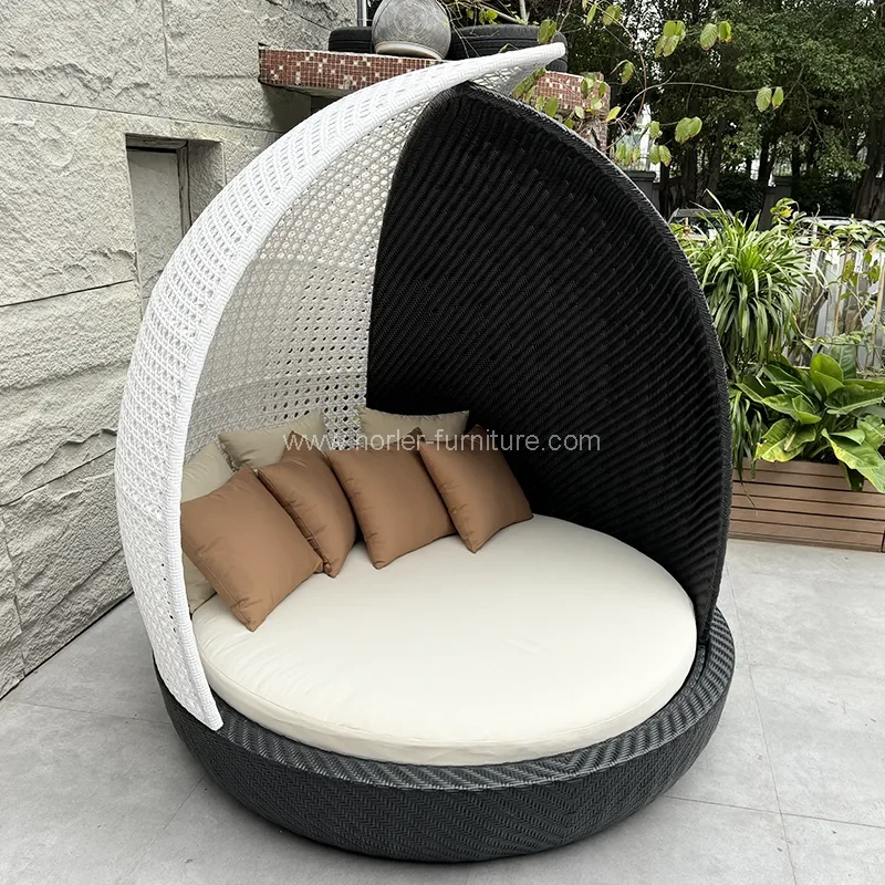 Cama solar al aire libre