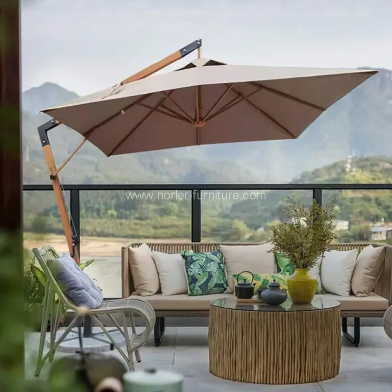 Sombrilla al aire libre