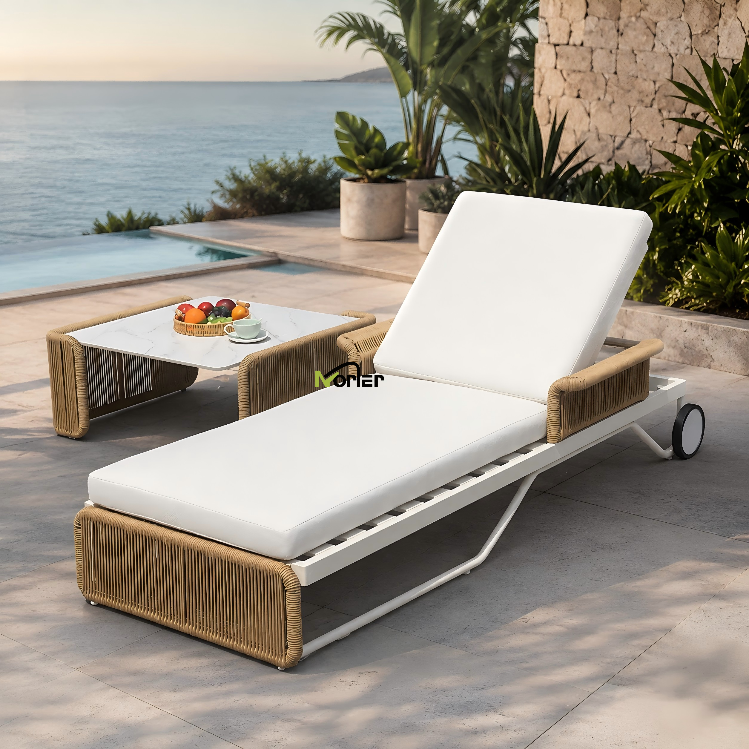 NORLER presenta una tumbona de lujo para exteriores para una vida moderna al aire libre