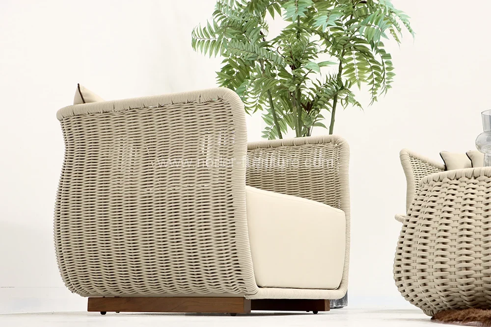 Outdoor Patio Furniture Garden Set Rope Sofa