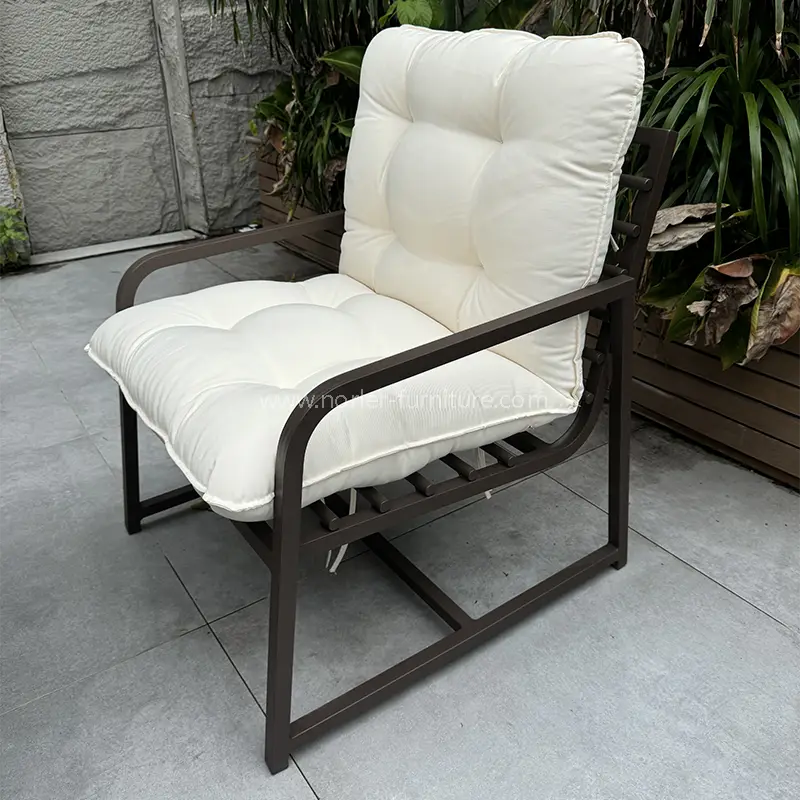 Latest Simple Aluminum Frame Balcony Set