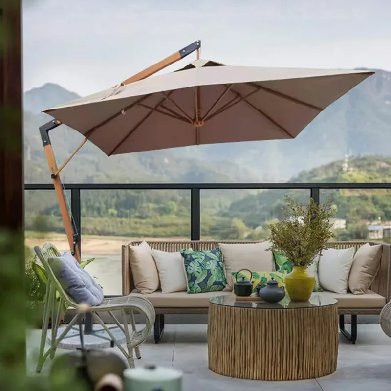 Jardín al aire libre Patio Patio Parasol