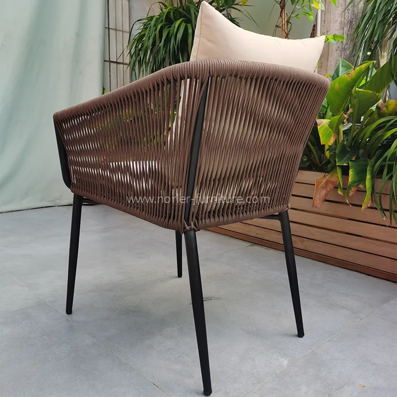 Conjunto de balcón de aluminio de patio resistente al clima al aire libre